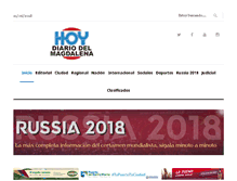 Tablet Screenshot of hoydiariodelmagdalena.com.co